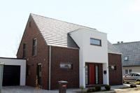Modernes Massivhaus Fertighaus in Greven, NRW, Mnsterland, Hagemeister, Glattpfanne, PV, KfW 55, Erdwrme